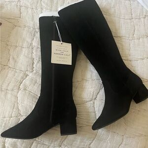 Alex Marie Black Heeled Boots